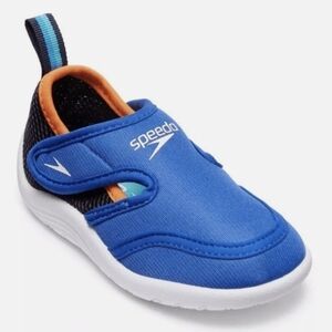Speedo Toddler Slip-On Water Shoe Blue and Orange